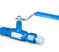 Кран шаровый Ду15 Ру63 ХЛ1 штуцерно-ниппельный